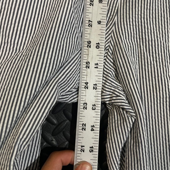 Vintage Pendleton White Pinstripe Blue High‎ Rise Trouser Pants Women's Size 10 - Picture 8 of 11